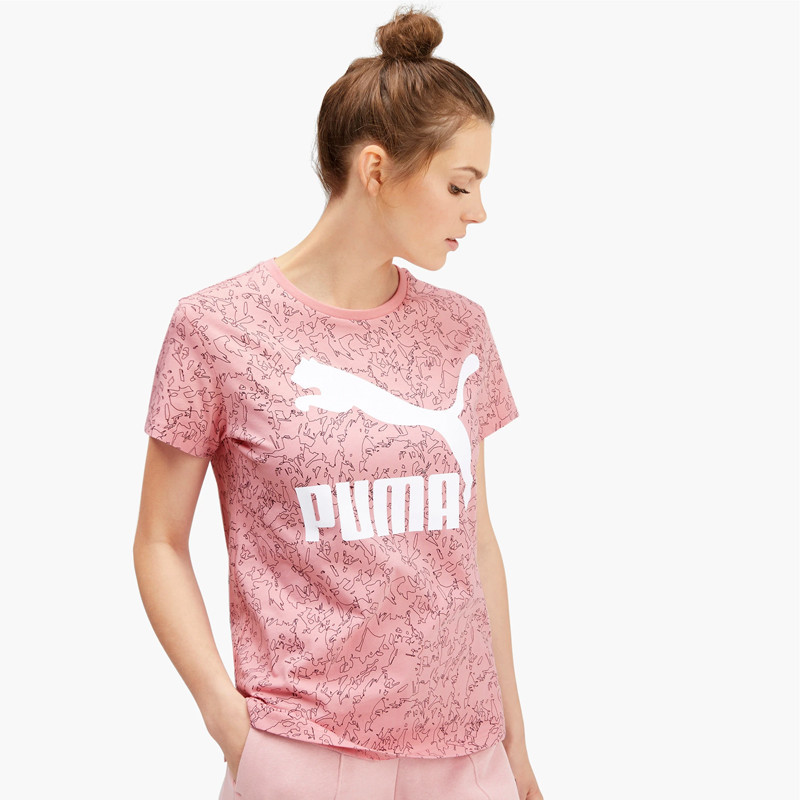 Wmns Classics Logo AOP Tee foto 3